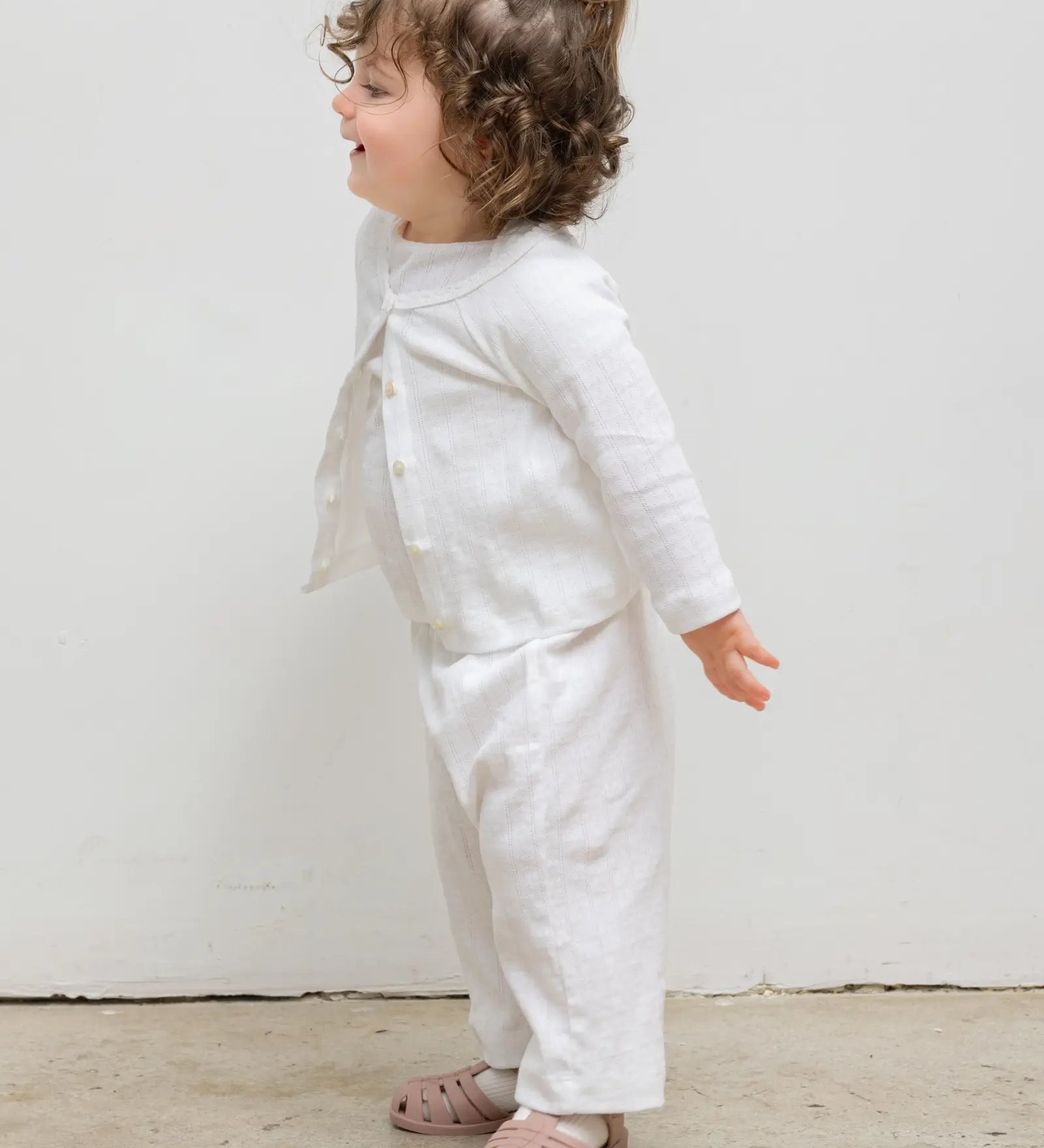 Leset - Pointelle Bebe Cardigan