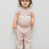 Leset - Pointelle Bebe Short Sleeve Bateau