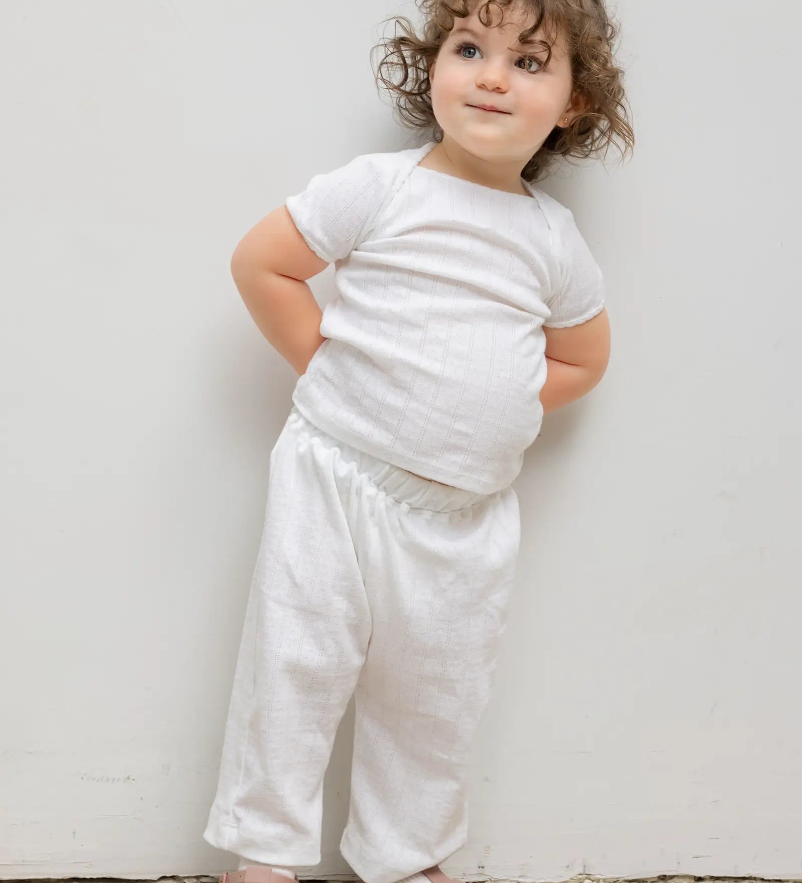 Leset - Pointelle Bebe Short Sleeve Bateau