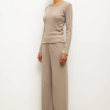 Leset - Pointelle Slim Fit Long Sleeve