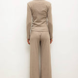Leset - Pointelle Slim Fit Long Sleeve