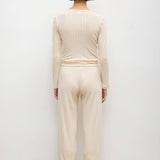 Leset - Pointelle Slim Fit Long Sleeve