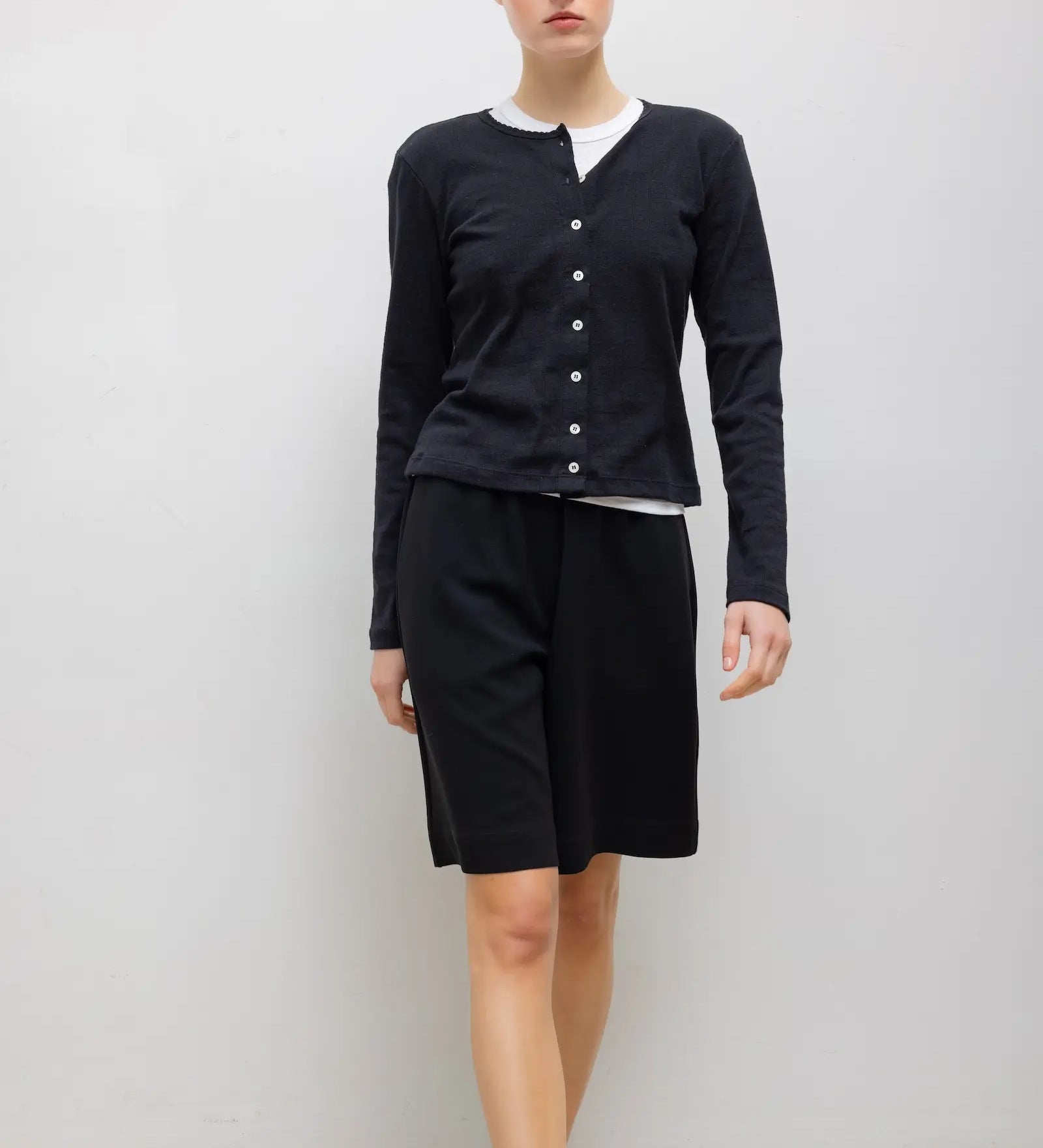 Leset - Pointelle Classic Cardigan II