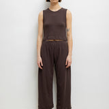 Leset - Pointelle Sleeveless Crew