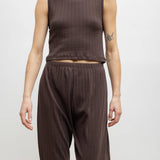 Leset - Pointelle Sleeveless Crew
