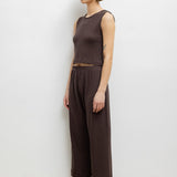 Leset - Pointelle Sleeveless Crew