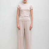 Leset - Pointelle Crop Wide Leg Pant