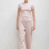 Leset - Pointelle Crop Wide Leg Pant