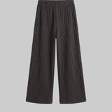 Leset - Pointelle Crop Wide Leg Pant
