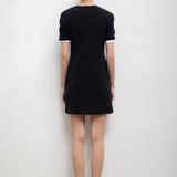 Leset - Pointelle Henley Mini Dress