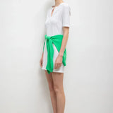 Leset - Pointelle Henley Mini Dress