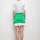 Leset - Pointelle Henley Mini Dress