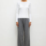 Leset - Pointelle Layered Long Sleeve