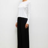 Leset - Pointelle Long Sleeve Henley