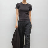 Leset - Pointelle Slim Fit Tee