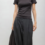 Leset - Pointelle Slim Fit Tee