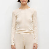 Leset - Pointelle Slim Fit Long Sleeve