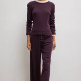 Leset - Pointelle Slim Fit Long Sleeve