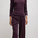 Leset - Pointelle Slim Fit Long Sleeve