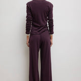 Leset - Pointelle Slim Fit Long Sleeve