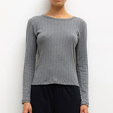 Leset - Pointelle Slim Fit Long Sleeve