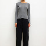 Leset - Pointelle Slim Fit Long Sleeve