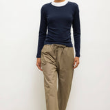 Leset - Pointelle Slim Fit Long Sleeve
