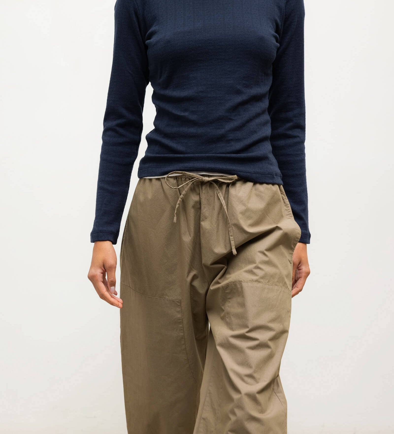 Leset - Pointelle Slim Fit Long Sleeve