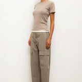 Leset - Pointelle Slim Fit Tee
