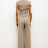 Leset - Pointelle Slim Fit Tee