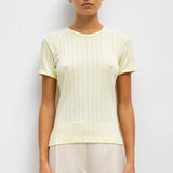 Leset - Pointelle Slim Fit Tee
