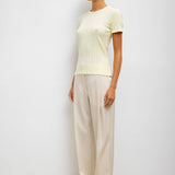 Leset - Pointelle Slim Fit Tee