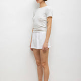 Leset - Pointelle Slim Fit Tee