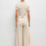 Leset - Pointelle Slim Fit Tee