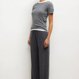 Leset - Pointelle Slim Fit Tee