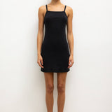 Leset - Pointelle Square Neck Mini Dress