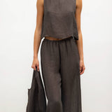 Leset - Stella Crop Sleeveless Crew