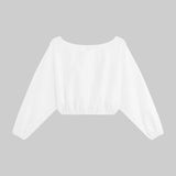 Leset - Yoko Long Sleeve Blouson Top