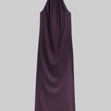 Leset - Yoko Halter Maxi Dress