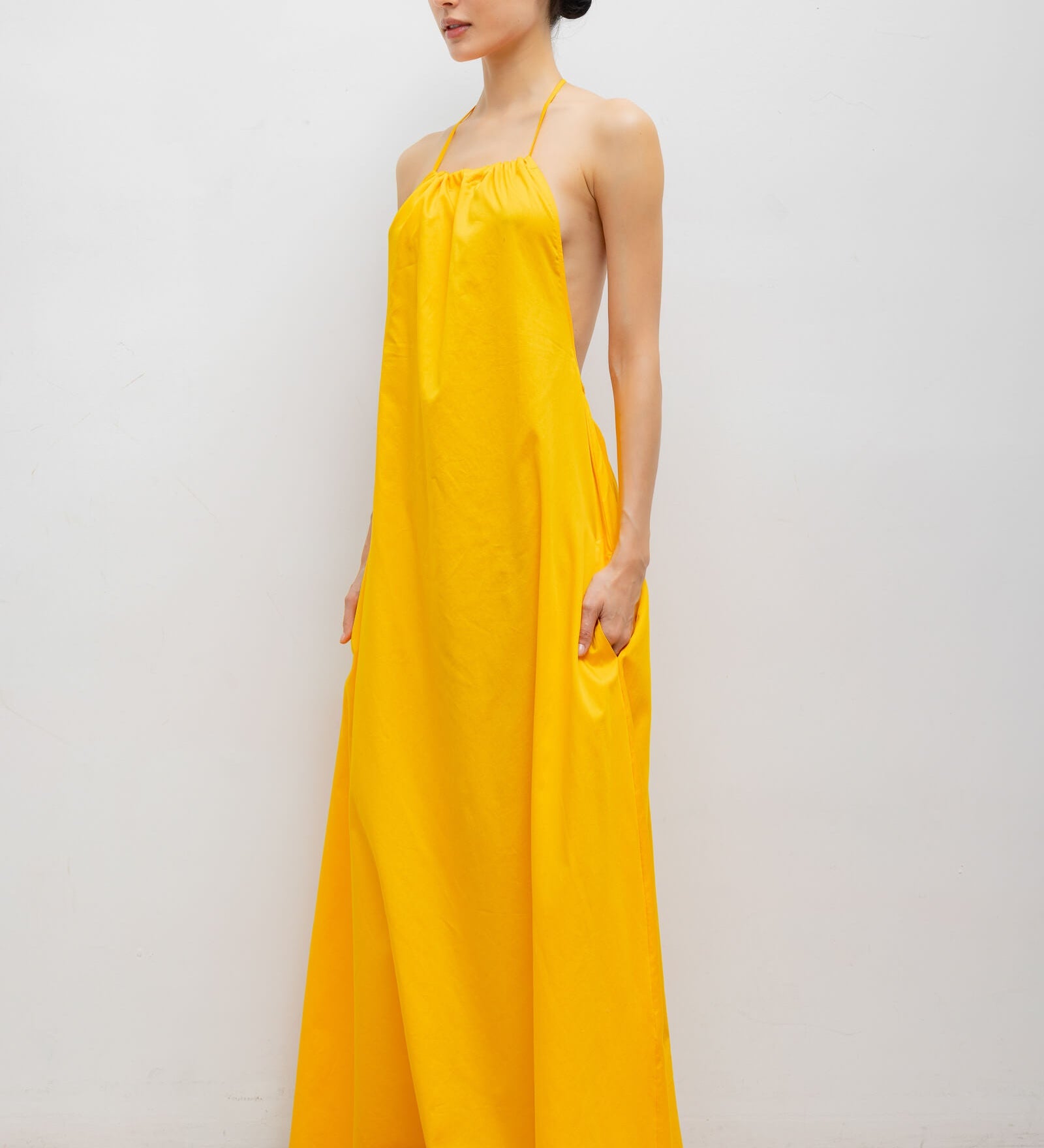 Leset - Yoko Halter Maxi Dress