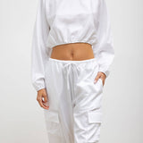 Leset - Yoko Long Sleeve Blouson Top