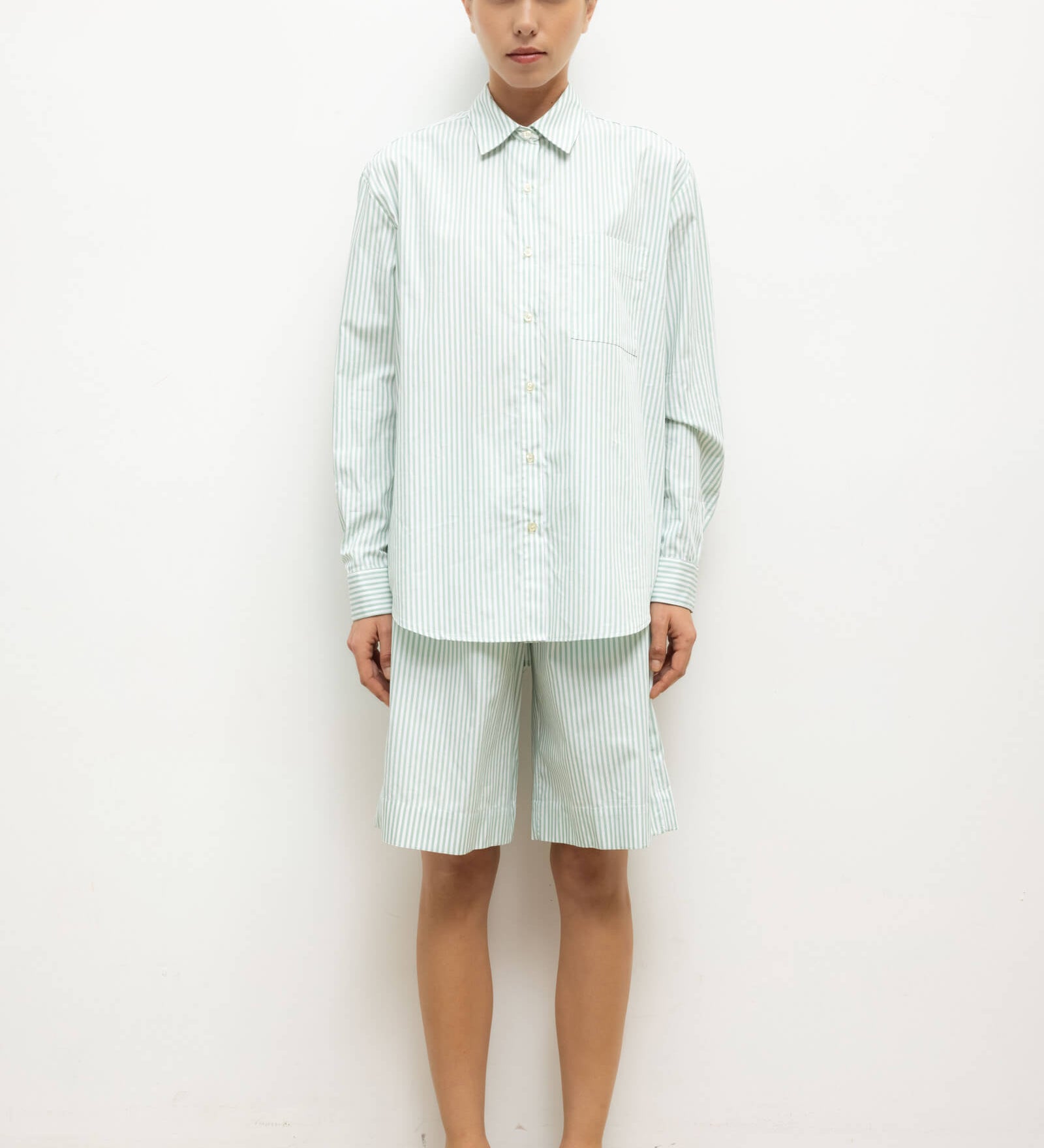Leset - Yoshi Stripe Classic Oversized Button Down