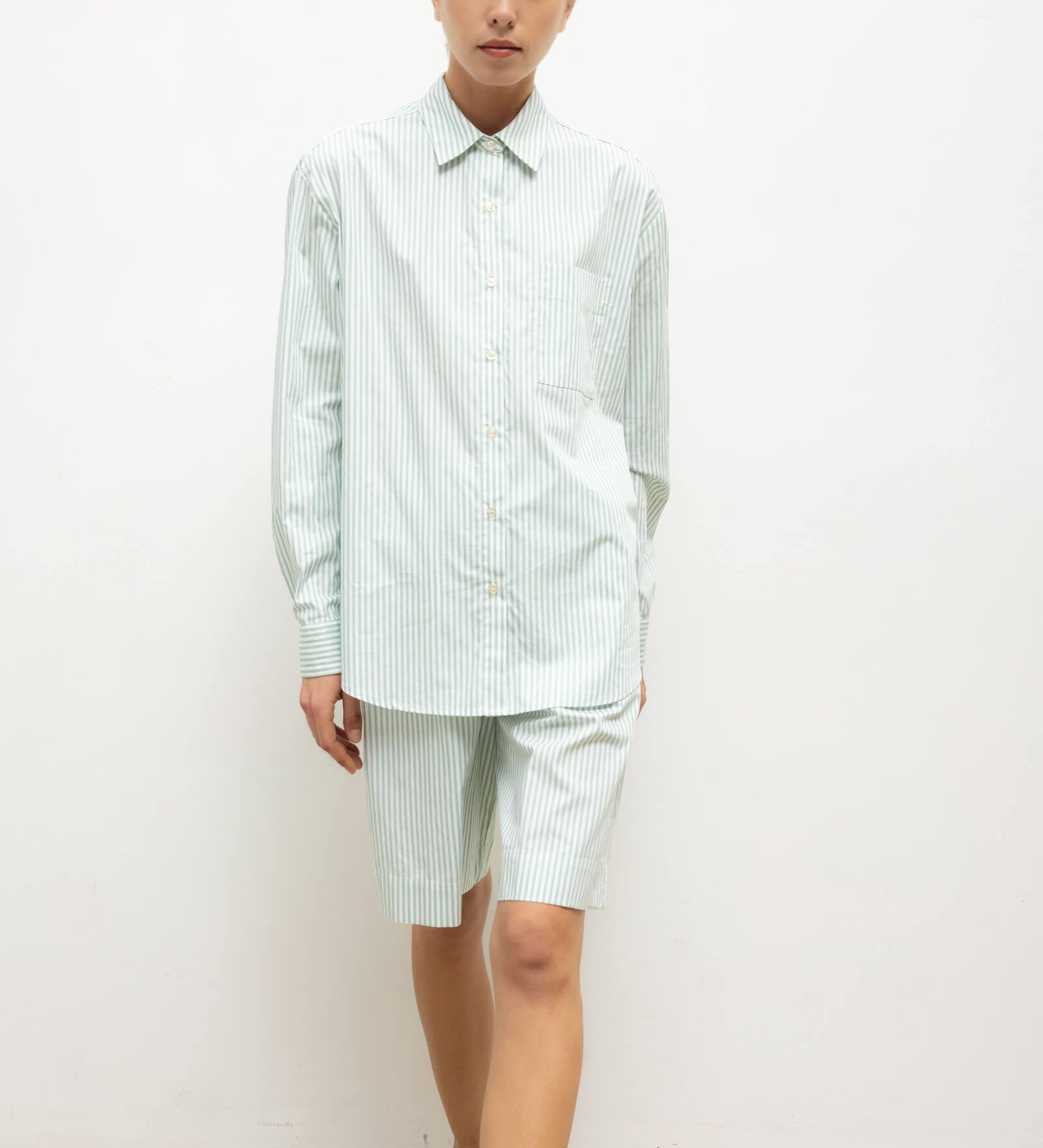Leset - Yoshi Stripe Classic Oversized Button Down