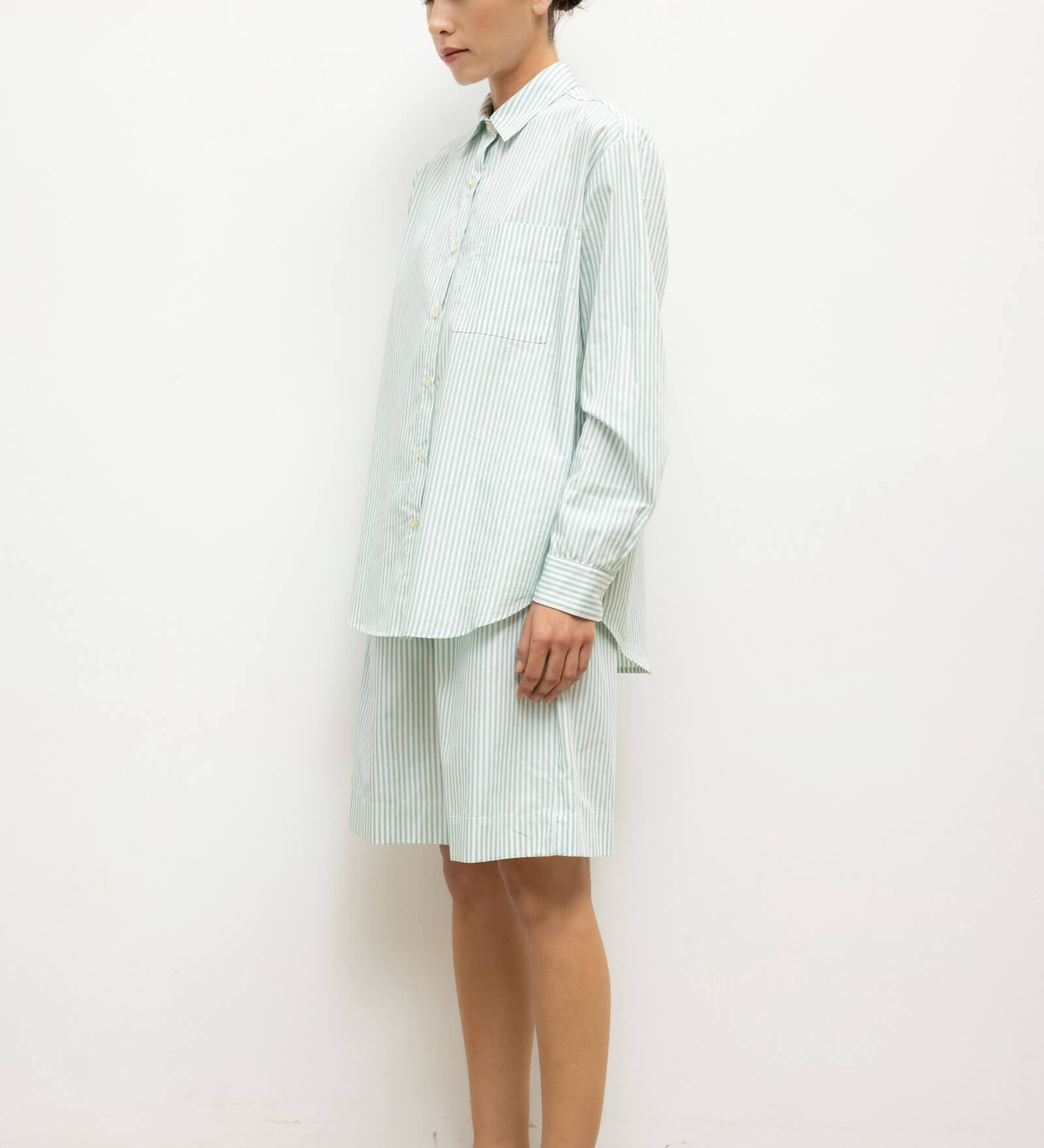 Leset - Yoshi Stripe Classic Oversized Button Down