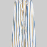 Leset - Pre - Order: Yoshi Stripe Crop Drawstring Pant