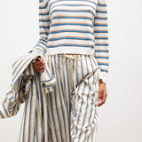 Leset - Pre - Order: Yoshi Stripe Crop Drawstring Pant