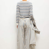 Leset - Pre - Order: Yoshi Stripe Crop Drawstring Pant