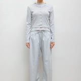 Leset - Yoshi Stripe Crop Drawstring Pant