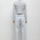 Leset - Yoshi Stripe Crop Drawstring Pant