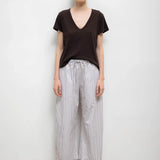 Leset - Yoshi Stripe Crop Drawstring Pant